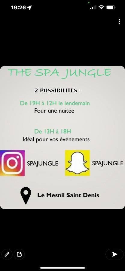 Spa Jungle Le Mesnil-Saint-Denis ภายนอก รูปภาพ